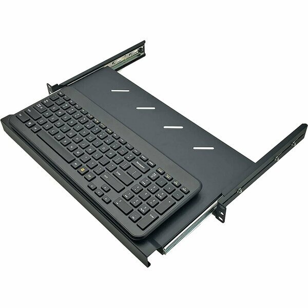 1U Keyboard Tray 10.8in D, Electriduct, Mfr#: QWM-ED-KBT-1U-270D